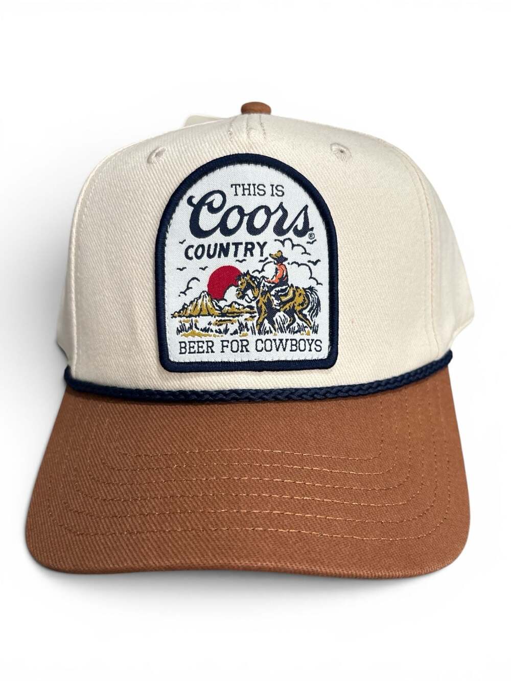 Coors Banquet This Is Coors Country Beer For Cowboys Snapback Hat One Size